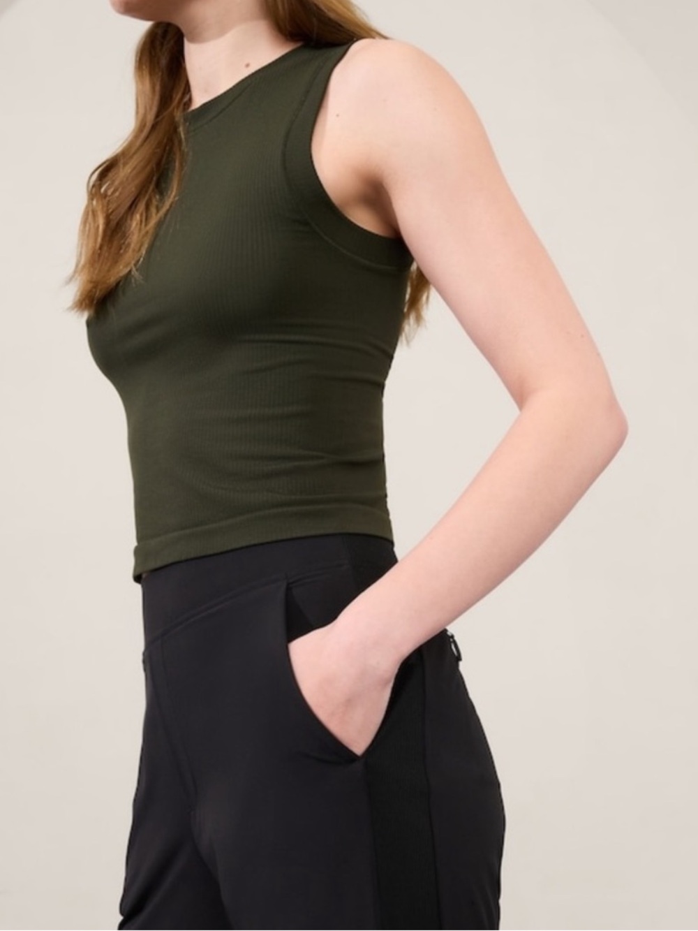 Athleta Brooklyn Mid Rise Ankle Pant // Black #198671 - Picture 2 of 9
